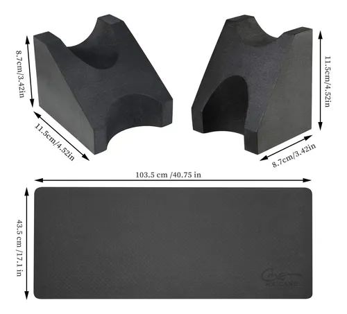 Hricane Guitar Work Mat Kit+two Heights Guitar Neck Suppo...