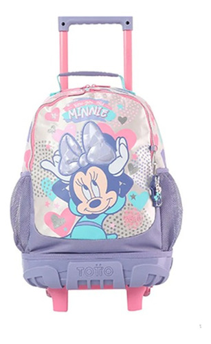 Maleta Escolar Totto Minnie Morral Bolso Viaje Estudio