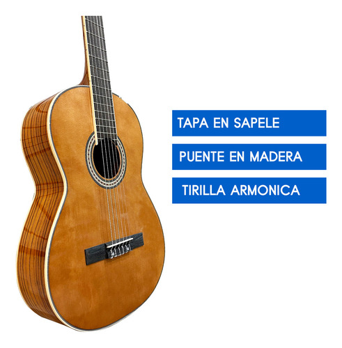 Guitarra Clásica Rómulo García D-400 Linea Profesional