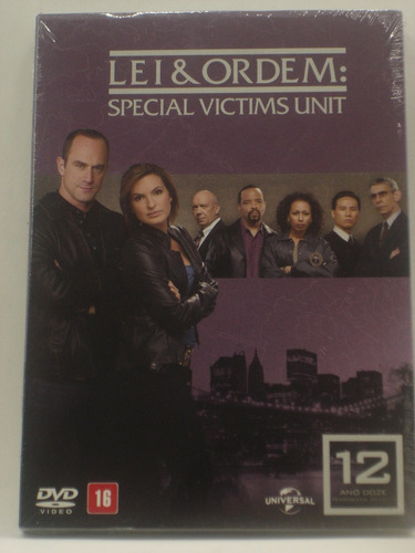 Box Dvd Lei E Ordem Svu - 12ª Temporada  - Original Lacrado