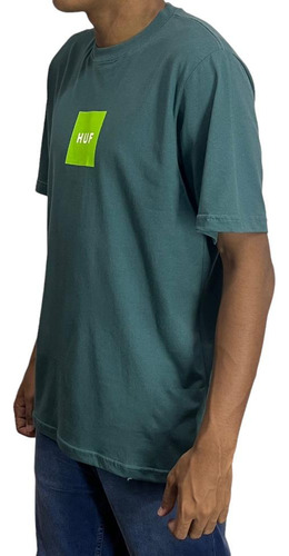 Camiseta Huf Set Box Ss Tee- Verde