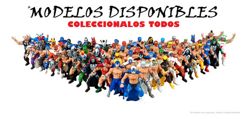 Luchador Axel Figura De Acción Enmascarado Gris
