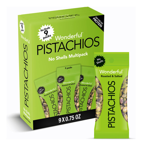 Wonderful Pistachios Sin Conchas Nueces Tostadas Y Saladas,