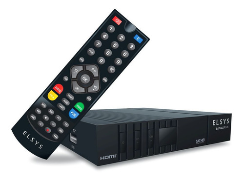 Receptor Digital/hd Parabólica Elsys Satmax-s Com Globo Hd