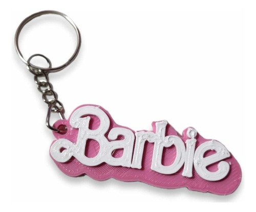 Llaveros Barbie Logo X10 Souvenir Cumple Temático Eventos