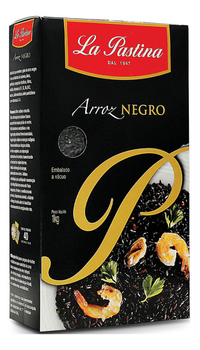 Arroz Negro La Pastina 1 Kg