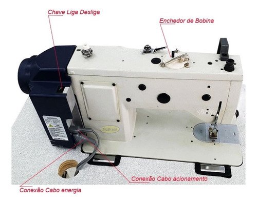 Reta E Zig Zag Yamata-2 Pontos- Direc Drive -110 Ou 220v