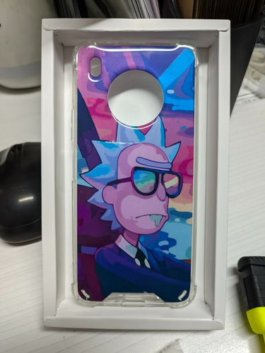 Imagen 2 de 2 de Case Funda Rick Y Morty Personalizada Resistente Acrigel