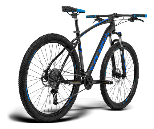 Bicicleta Aro 29 Gts Freio Hidráulico Susp Trava 2x10 20v Sx Cor Preto-azul Tamanho do quadro 19