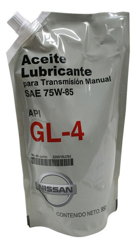 Aceite Para Transmision Manual Nissan Versa N17 2012-2019