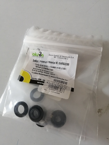 Kit De Gomas Para Bombin Inf De Clutch Meru 4runne 2.4 