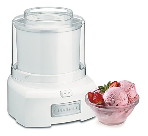 Yogurt Congelado Cuisinart, Ice Cream Maker, Blanco