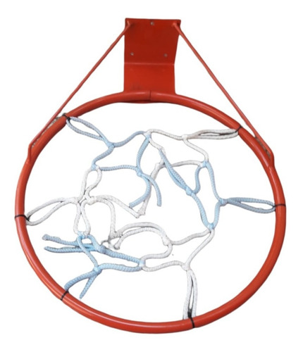 Imagen 4 de 4 de Aro De Basquet De Metal Con Red Mediano 38cm Diámetro