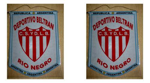 Banderin Grande 40cm Deportivo Beltran Rio Negro