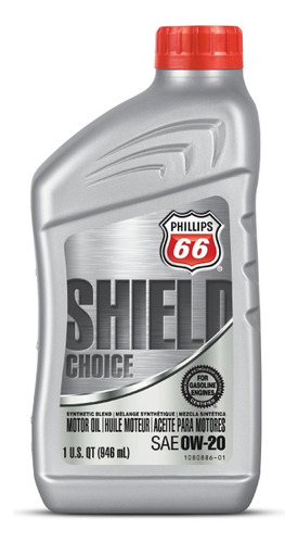 12-pack Aceite Motor Semisintético Phillips 66 Shield Choice