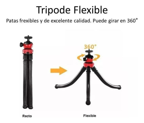 Trípode Set Para Video Making Portátil Ay-49g