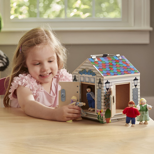 Casa Con Timbres De Madera Melissa And Doug