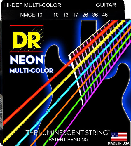 Dr. Neon, Nmce-10, Cuerdas De Neón Para Guitarra Eléctrica,