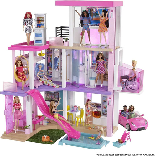 Casa De Los Sueños De Barbie 360° 70 Accesorios Mattel