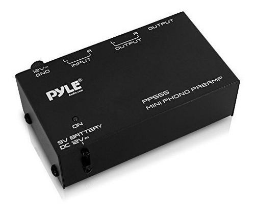 Pyle Phono Tocadiscos Preamplificador - Mini Preamplificador