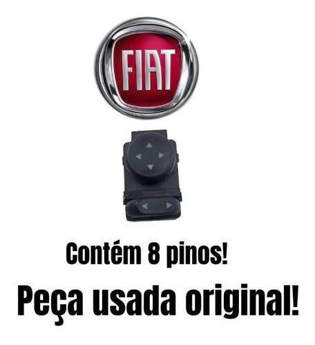 Botão Retrovisor Fiat Strada