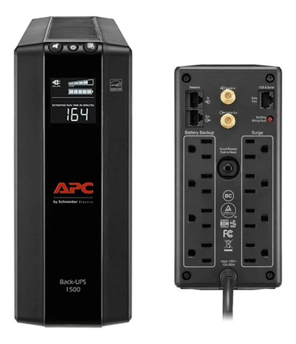 Apc Ups Pro De 1500va 10 Salidas Soporta 900w Bx1500m-lm60