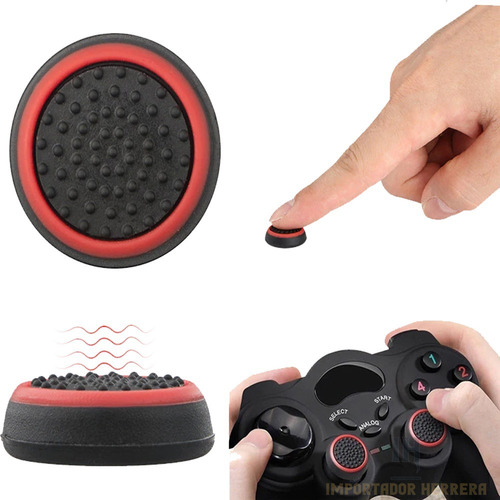 Imagen 7 de 7 de Grips (par) Joystick Xbox, Play Station - Bi Color
