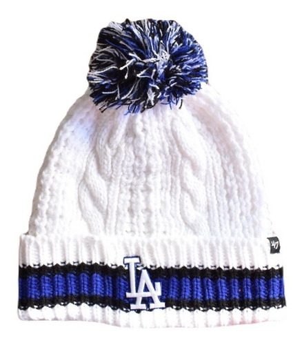 Gorra Gorro Dama Lana Pompon Los Angeles 47 Brand Original