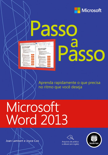 Microsoft Word 2013, de Lambert, Joan. Microsoft Editorial BOOKMAN COMPANHIA EDITORA LTDA.,Microsoft / O, capa mole em português, 2013
