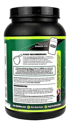 Proteina Soja Soy Protein Htn 1k Gmo Free Vegano-microcentro
