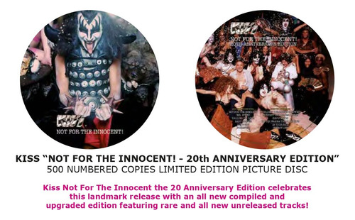 Kiss Not For The Innocent Picture Disc Ed Ltd 182/500 Europa