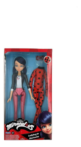 Miraculous Muñeca De Lady Bug 2 Outfits 11