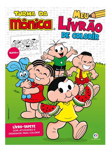 Livro Infantil Meu Livrão Tapete De Colorir E Pintar 96x66 
