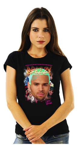 Polera Mujer Chris Brown Breezy You Cant Be Old Abominatron