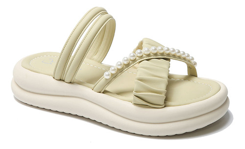 Sandalias Dama Playa De Ocio De Moda Cómodo Zapatos Romanos