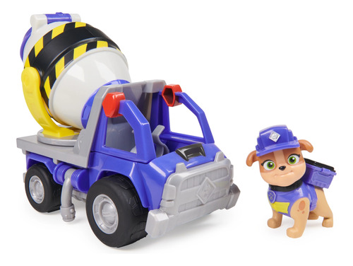 Rubble Figura De Acción Paw Patrol Vehículo Original