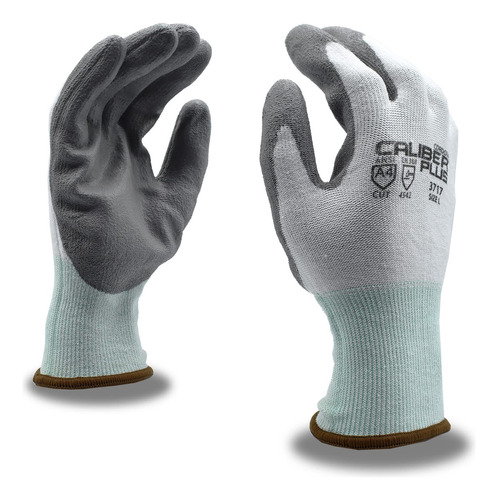 Cordova 3717s Caliber Plus - Guantes De Calibre 13, Hppe Bla