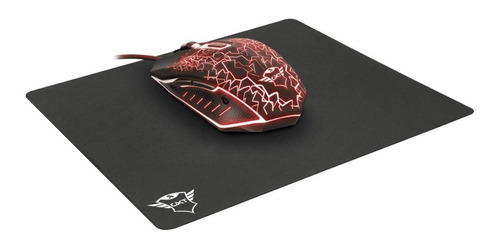 Trust Gxt 783 Gaming Mouse & Mouse Pad - Black 