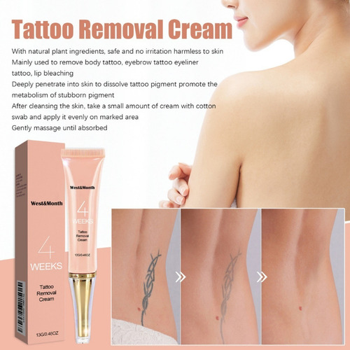 Crema De Eliminación Permanente De Tatuajes Crema Eliminador