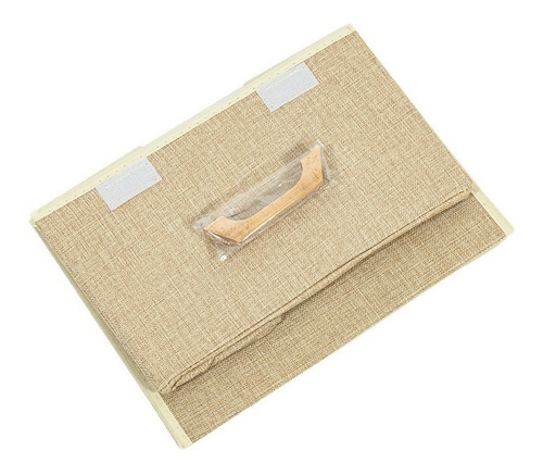 Imagen 2 de 7 de Caja Organizador Plegable Forrada En Lino Decorativa