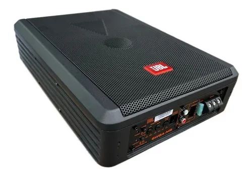 comprar Caixa Amplificada Jbl Harman Sw8a-ms Slim Sub 8'' 200w Rms
