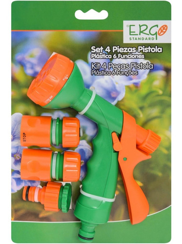 Kit Pistola De Plástico 4 Piezas