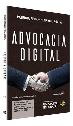 Advocacia Digital, De Patricia Peck. Editora Revista Dos Tribunais Em Português