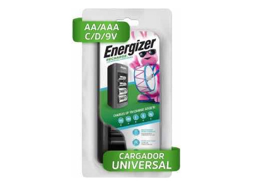 Cargador Energizer Universal P/aa, Aaa, D , C Y 9v.