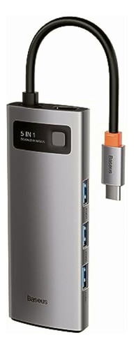 Baseus Hub Adaptador Tipo C Multifuncional 5 En 1 De La