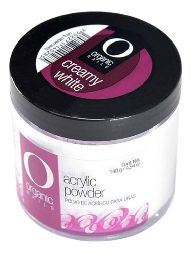 Organic Creamy White - Polvo Acrilico Para Uñas  140g