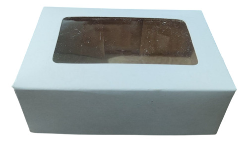 Cajita Carton Souvenirs, Bombones 10x7x4 Cm X25u Blanco