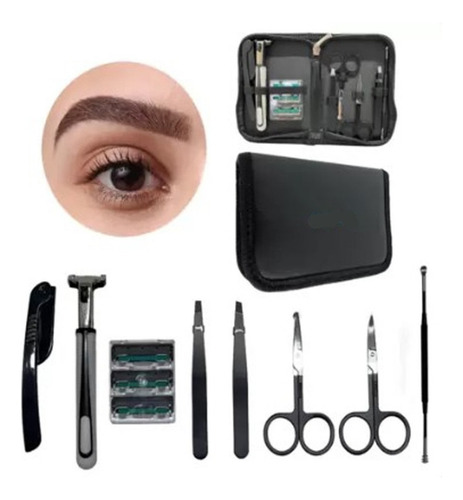 Kit Arco De Luz Led Lua + Kit De Sobrancelhas Profissional