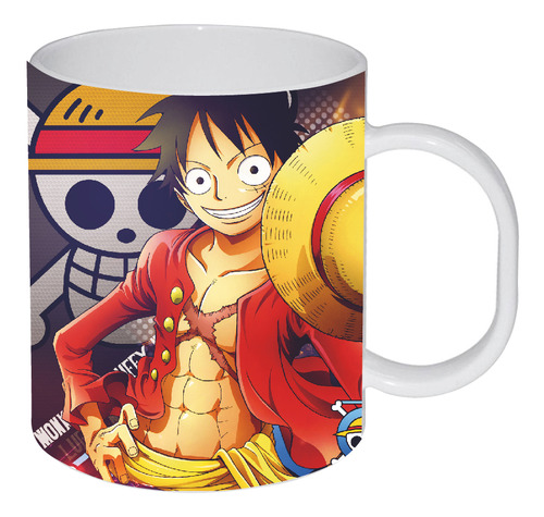 Set Botella Monkey D Luffy Onepiece Tazón, Termo, Mousepad