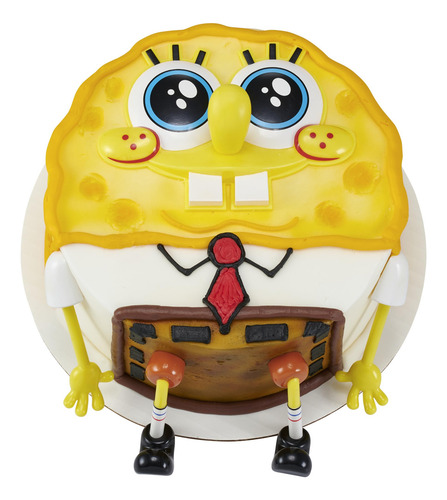 Decoración Para Tartas Bob Esponja Juego 5 Piezas Fiesta